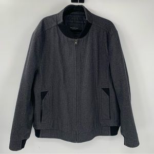 Marc New York by Andrew Marc Men's Barlow Melton Wool Bomber Jacket Coat XXL